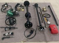 Kit complet de pièces détachées et accessoires pour la construction de tricycles, quads, mini-voitures, karts et voiturettes de golf, pour le bricolage et la réparation par les mécaniciens