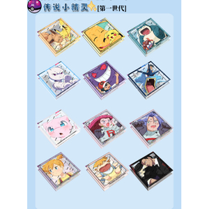 Nouveaux Aimants de Réfrigérateur Pokémon en <span class=keywords><strong>Cristal</strong></span> JPS – Mini Briques Carrées en Verre Transparent – Jouet pour Enfants – Boîte Scellée Pokémon Booster - Product Image 2