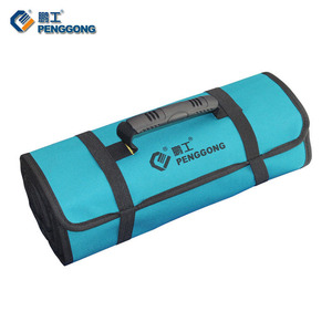 Penggong Tool Roll Bag Oxford Cloth Foldable Electrician Toolkit Green - Product Image 1