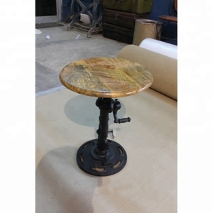 Solid Wood Handmade Coffee <b>Table</b>-Adjustable Living Room Furniture with Custom Size and Modern Art Antique Design - Product Image 6