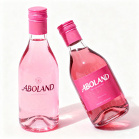 Flacon de parfum en verre rouge et rose avec boîte, flacon de parfum pour voiture, cadeaux de mariage