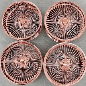 Cerchi in Lega Dorati di Lusso a <span class=keywords><strong>150</strong></span> Razze, Cerchioni Profondi da 13-22 Pollici per Auto Classiche e Custom Lowrider - Vendita all'Ingrosso - Product Image 5