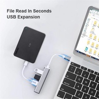 BOORUI T07 Hub USB 3.0 Type-C 5 ports avec charge, transfert de données et sortie vidéo - Station d'accueil portable pour ordinateur portable, haute qualité en stock