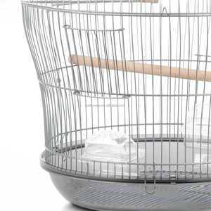 Vòng Vàng & Bạc Lồng Cho Nhỏ Và Vừa Chim Với Perch Phụ Kiện Thoáng Khí Sắt & Nhựa Kéo Khay - Product Image 5