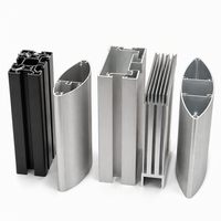 Profil Ekstrusi T-Slot Aluminium Alloy 6061 2020 2040 4040 4060 8040 8mm, Bagian Profil Struktural