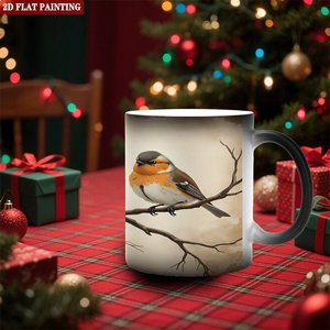 Tasse magique givrée mate 11oz en céramique activée par la chaleur pour la cuisine - Product Image 2
