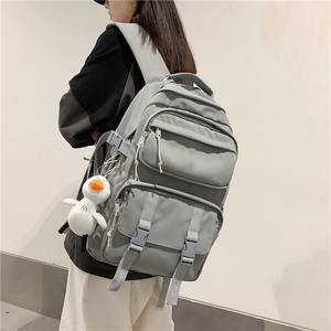 Custom New Waterproof Nylon <b>Backpack</b> for Women Multi Pocket Travel School Bag for Teenage Girls Book Mochilas <b>Backpack</b> - Product Image 5