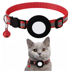 Collar Reflectante Personalizado para Gato, Accesorio para Soporte Protector de Silicona Impermeable, Estuche con Etiqueta de Aire y Campana - Product Image 6