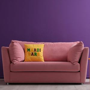 Марди-Гра, синель, железные накладки на Саржевые нашивки 2,1 дюймов, вышитые аппликации для одежды, сумки, шляпы - Product Image 4