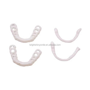 Sbiancamento dei denti prodotti superiore e inferiore falsi denti artificiali copertura impiallacciature protesi in silicone impiallacciatura denti livello di copertura - Product Image 3