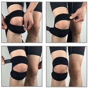 1Piece Adjustable Patella Knee Strap With Double Compression <b>Pads</b> Knee Support <b>Running</b> Basketball Football Cycling Tennis Yoga - Product Image 4