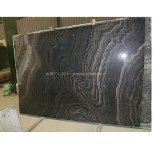 Losas de mármol negro Cappuccino con vetas naturales distintivas para revestimiento de paredes interiores de lujo, pisos, encimeras y arquitectura. - Product Image 2