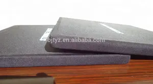 Material UHMWPE de placa cerámica o alúmina de curva única