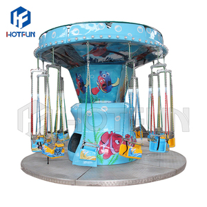 Meilleures ventes de parcs à thème en fibre de verre en acier pour l'extérieur, équipement d'amusement avec balançoire, chaise volante pour enfants pour centre commercial - Product Image 3