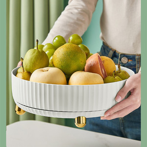 <strong>Rotating</strong> Plastic Multi-functional Seasoning Rack &amp; Storage <strong>Tray</strong> for Kitchen Desktop Cosmetic Use - Product Image 3