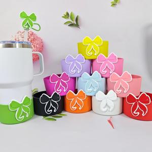 ARCOS <span class=keywords><strong>MARIPOSA</strong></span> 7,5 cm Bota 10mm Paja Topper Bota protectora Conjunto inferior Manga Cubierta Silicona Botella Manga Copa Accesorios - Product Image 4