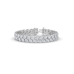 Bracelet de luxe moderne en diamant de laboratoire taille radiant, unisexe, clarté exceptionnelle, fabrication raffinée, déclaration de mode époustouflante - Product Image 5