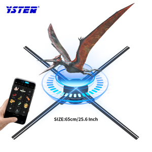 PC App kiểm soát 65cm 3D Hologram Fan Wifi kết nối 3D Hologram FAN HD hoạt hình Holographic Fan 3D Hologram chiếu - Product Image 1