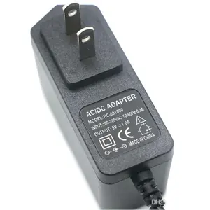 AC 100V-240V Adaptador convertidor DC 9V 9V 1A fuente de alimentación DC 5,5mm x 2,1mm 1000mA para arduino UNO MEGA guitarra