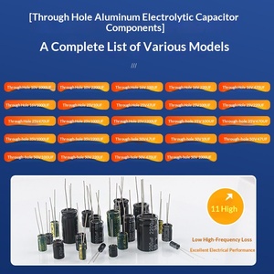 Composants de condensateurs électrolytiques en aluminium à travers-trou 10/16/25V/35/50V/100/220/470/1000/2200uF - Product Image 3