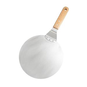 Espátulas para pizza de acero inoxidable con mangos de madera, disponibles en tamaños de 10 y 12 pulgadas, directamente de fábrica. - Product Image 5
