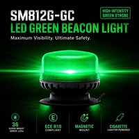 Auto-LED-Dachwarnleuchte Stroboskoplicht LED-Blitzlicht Runde Auto-Blinksignallampe Magnetische Decken-Notbeleuchtung