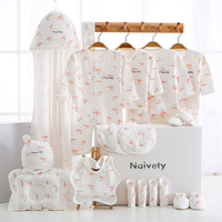 Vente en gros de 18 pièces, 21 pièces, 23 pièces, vêtements de nuit pour bébé de 0 à 1 an, coffret cadeau, vêtements pour nouveau-né, cadeau pour bébé, vêtements pour bébé 100% coton, coffret cadeau