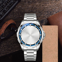 Usine de bijoux OEM ODM Ailang 8650 Montre automatique pour homme, phase de lune creuse, bracelet en cuir de luxe 20 mm