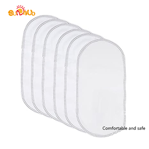 Tapis à langer pour bébé réutilisable, pliable, lavable en machine, en <span class=keywords><strong>coton</strong></span>, à double couche imperméable, écologique, 68,58 x 33,02 cm - Product Image 3
