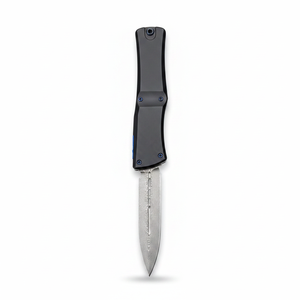 Navaja plegable de acero de Damasco Micro Tech, multifuncional, de alta dureza, para defensa personal, portátil y herramienta para exteriores. - Product Image 5
