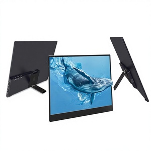 Moniteur portable 16,1 <span class=keywords><strong>pouces</strong></span> 1080P avec port arrière pour ordinateur portable/<span class=keywords><strong>Macbook</strong></span>, HD-MI USB-C, cadre industriel - Product Image 1