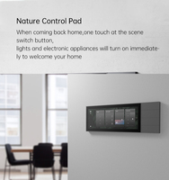Système d'automatisation de la maison intelligente LifeSmart Nature, panneau de commande intelligent, écran tactile OLED 10,25 pouces, Wi-Fi/Ethernet, Android 5.1, 4 boutons