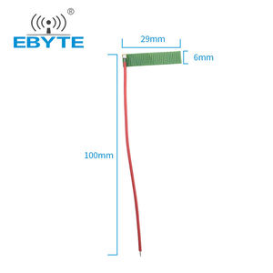 Antena interna FPC de parche con pegamento Ebyte TX433-FPC-2906 mini, con cable de 1.13mm y conector U.FL de 90 grados, 433MHz - Product Image 2