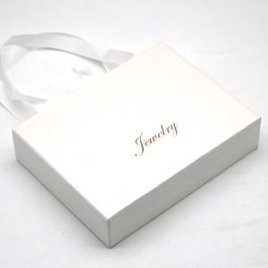 Vente chaude Nouvelle Couleur Unie Tiroir Type Bijoux Main Papier Boîte Simple Collier Anneau Bijoux Ensemble Emballage Boîte Cadeau De Vacances - Product Image 2