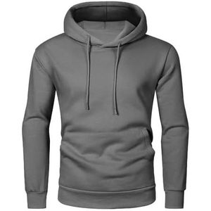 Sudaderas con capucha informales de algodón con cordón para hombre 2025, forro polar con cremallera completa con función anticontracción, sudadera corta con estampado de pantalla y patrón sólido - Product Image 4