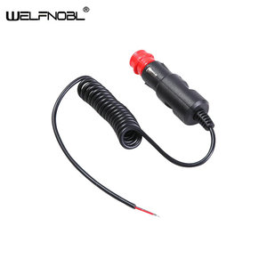 Enchufe para encendedor de cigarrillos de coche, Cable de alimentación de 12V-24V, conector Universal para Motor y Scooter, adaptador de conexión macho - Product Image 4
