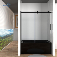 Baignoire acrylique rectangulaire noire de qualité commerciale de 150cm avec tablier à jupe profonde-Commandes en gros d'hôtel et de spa