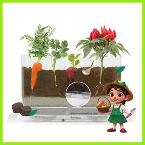Kit d'observation des racines pour enfants, jouet scientifique STEM, kits de culture artisanale pour cadeaux d'anniversaire, de Pâques pour garçons, filles, enfants, ensemble de jardinage, jouet DIY - Product Image 5