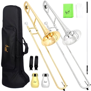 Venta al por mayor SLADE: Fabricante y distribuidor de instrumentos musicales personalizados, <span class=keywords><strong>trombones</strong></span> lacados económicos al por mayor, <span class=keywords><strong>trombones</strong></span> altos en Sib. - Product Image 3