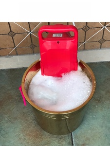 Mini-lave-linge rotatif portable à sens unique, puissant, petit appareil manuel en plastique pour chaussettes de dortoir, modèle d'électronique grand public - Product Image 6