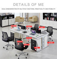 Ensemble d'accessoires de bureau personnalisables Poste de travail du personnel de l'entreprise Bureau d'ordinateur Bureau du patron