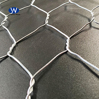 Clôture en grillage hexagonal galvanisé pour élevage de volailles, 8 pieds de haut, en fil d'acier recouvert de PVC