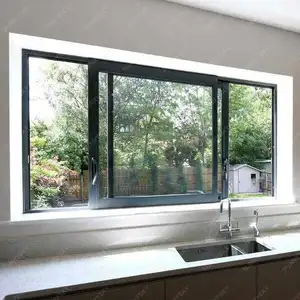 Sunnysky yeni listelenen Modern stil kaliteli UPVC pencere sürgülü PVC pencere