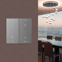 Youpin — interrupteur tactile avec glissière de clé knx, avec alarme, commutateur de lumière kailh z wave wifi, bouton on/off, ensemble tuya