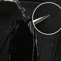 Mochila para Portátil de Negocios, Impermeable, de Poliéster, con Cierre, Simple, Transpirable, de 15.6 Pulgadas, con Correas de Amortiguación de Aire