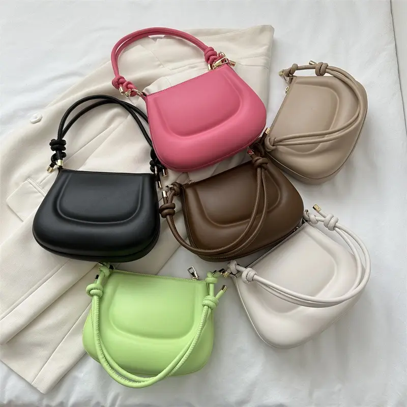 2023 nueva moda tendencia axila bolso Simple solo hombro bandolera mujeres pequeñas Retro pulseras de mujer