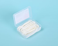 Bâtonnets de fil dentaire biodégradables ultra-fins, cure-dents jetables de qualité alimentaire, 50 pièces, haute élasticité, pour le nettoyage des appareils dentaires