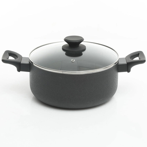 Ensemble de 10 ustensiles de cuisine antiadhésifs avec couvercles en verre et accessoires pour cuisinières à gaz et à induction - Product Image 2
