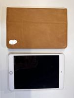Étui intelligent de luxe en cuir véritable à base de cire huilée pour iPad Mini 5