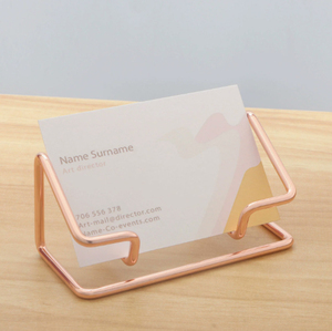 ที่วางนามบัตรโลหะแบบตั้งโต๊ะและแท่นโชว์สำหรับเคาน์เตอร์ต้อนรับ - Product Image 3